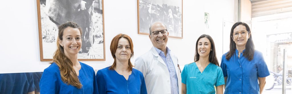 Banner equipo de Miquel Janer Clínica Veterinaria en Sant Gervasi de Barcelona
